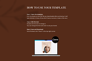 Skincare Instagram Templates Canva, a Social Media Template by batang (Thumbnail 4 of 5)