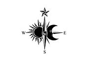 Celestial Compass SVG Bundle, an Illustration by Gaye Art (Thumbnail 17 of 31)