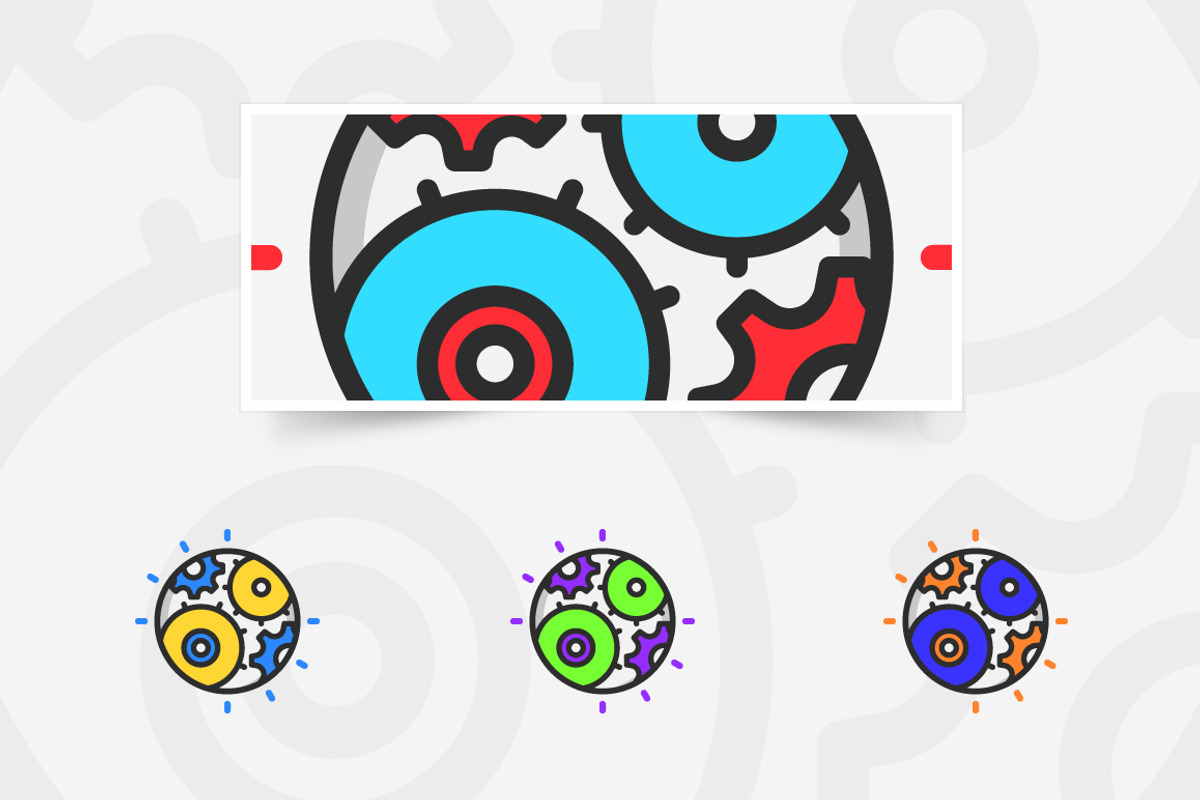 Machine Logo, a Branding & Logo Template by MAOV (Photo 2 of 5)