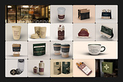 Cafe Set - Branding Mockup, a Packaging Mockup by Arvalamockup (Thumbnail 6 of 13)