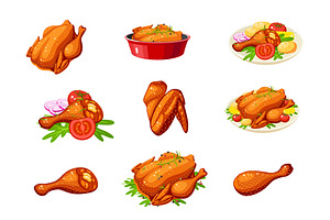 Poultry Vector Set