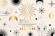 Magic Celestial Bundle Flower Woman, a Decorative Illustration by Diana Kovach (Thumbnail 2 of 26)