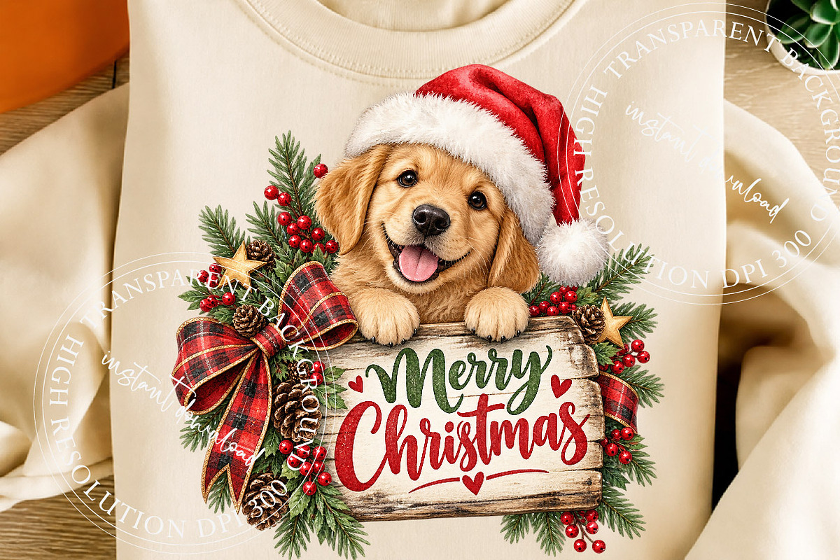 Merry Christmas PNG, Funny PNG, a Work Illustration by SinaCreation (Photo 5 of 6)