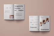 Annual Report Template - Freegue, a Brochure Template by fakhroo (Thumbnail 3 of 9)