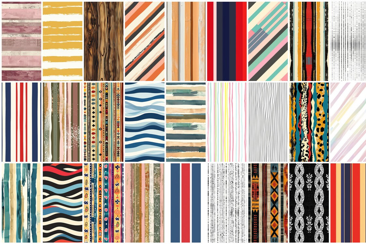 230 Striped Stripes Seamless Pattern, a Pattern Graphic by mkStudioLab (Photo 5 of 8)
