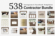 Contractor Social Media Content Post, a Social Media Template by gooddogcreativeco (Thumbnail 1 of 7)