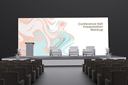 Conference Hall Presentation Mockup, a Wearable Device Mockup by xavier_studio (Thumbnail 5 of 5)