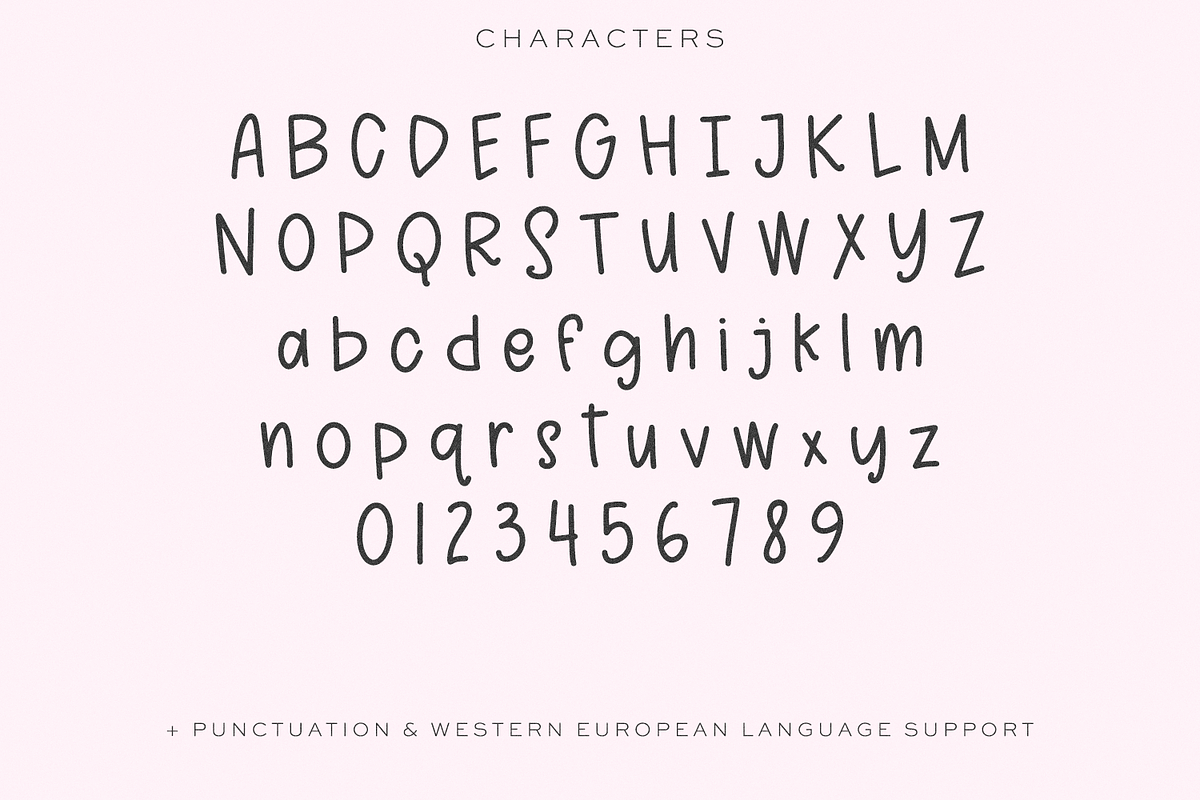 Write Me Back Sans, a Handwritten Font by Beck McCormick (Photo 10 of 10)