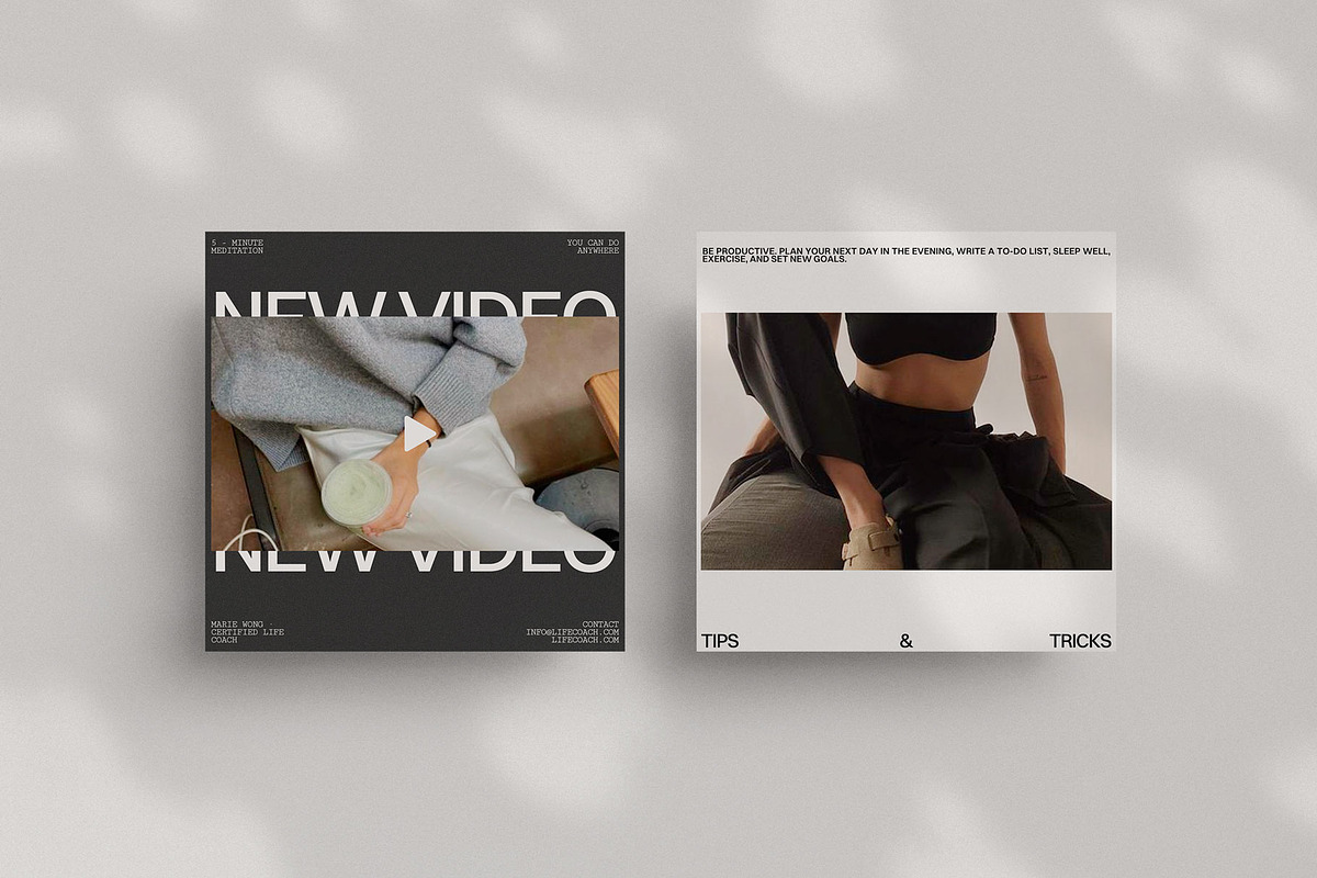Life Coach Social Media Template, a Social Media Template by Moscovita Studio (Photo 8 of 39)