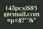 Gts Calira - Romantic Serif Font, a Serif Font by Graptail (Thumbnail 19 of 20)