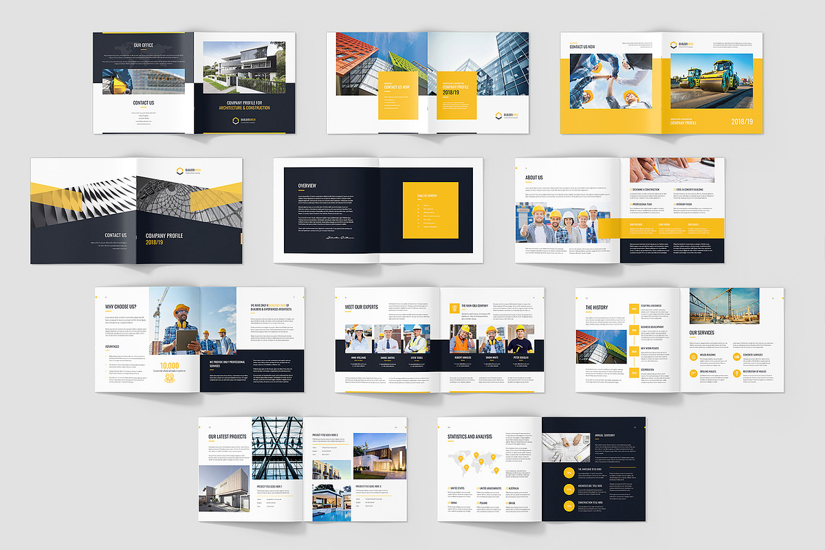 Builder Construction Company Profile, a Brochure Template by artbart (Photo 5 of 7)