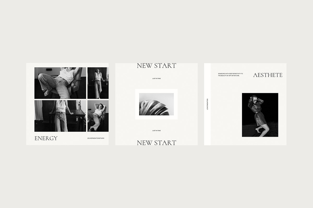 CANVA PS Instagram Posts Templates, a Social Media Template by Love Radiation Studio (Photo 6 of 20)
