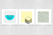 Neon geometric shape,poster,patten, an Object Graphic by Iryna Danyliuk (Thumbnail 15 of 17)