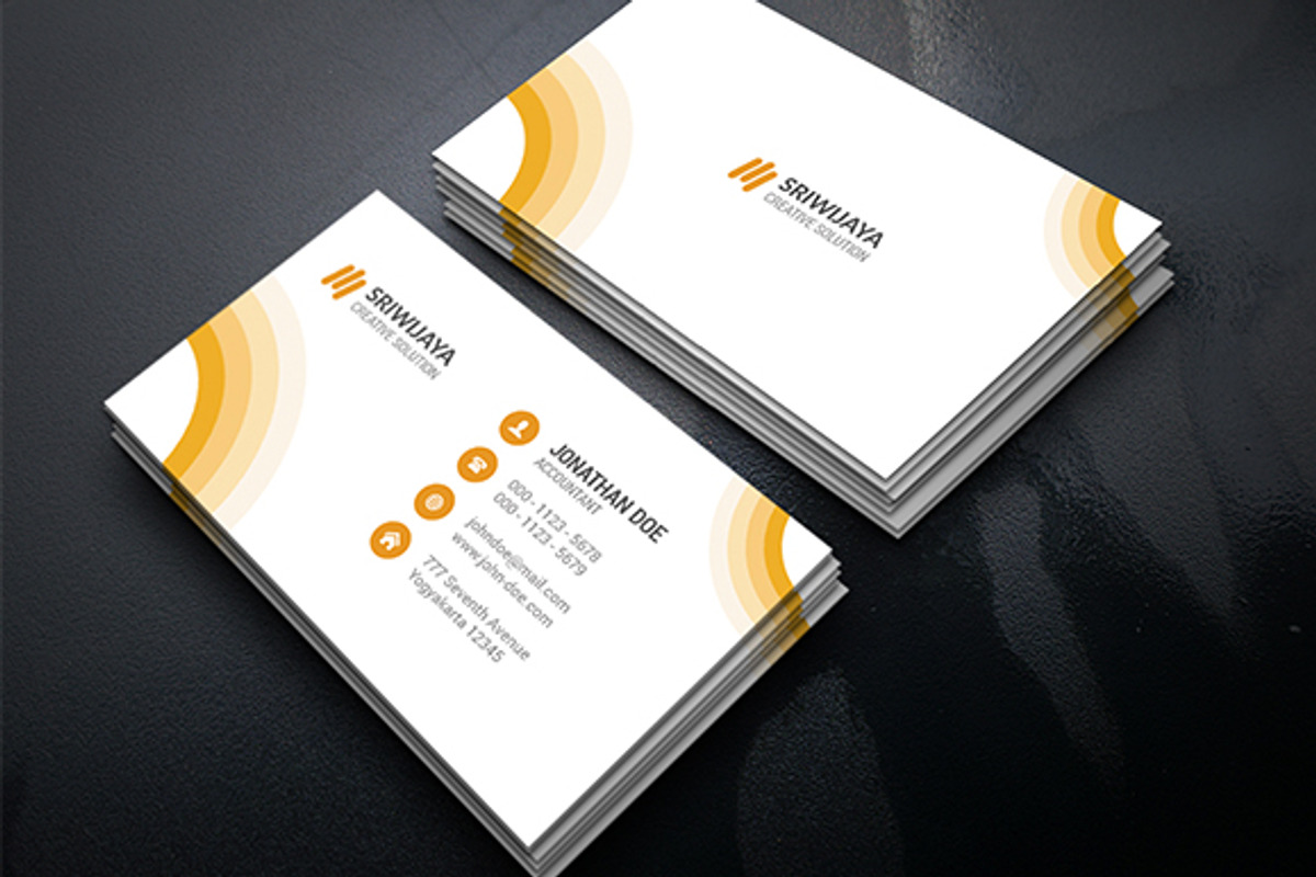 Circle Business Card, a Business Card Template by InfinityArt (Photo 4 of 4)