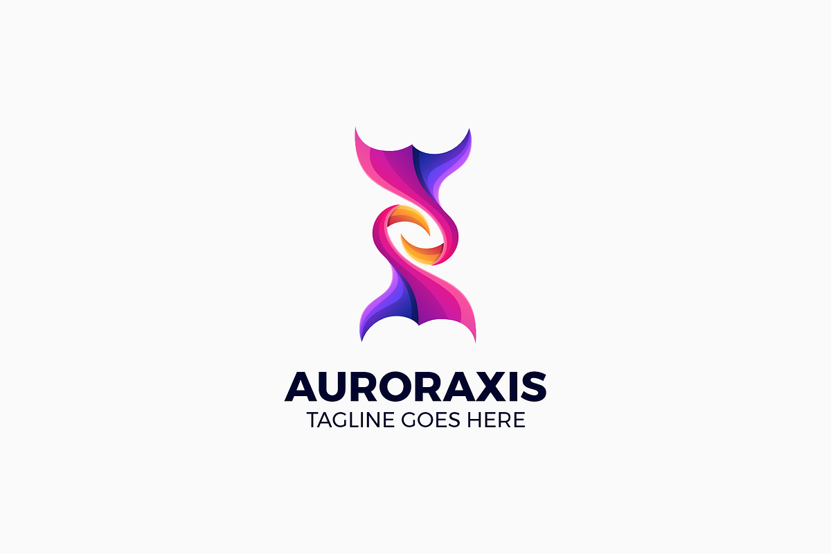 Aurora Axis Gradient Colorful Logo, a Branding & Logo Template by Artnivora.Std