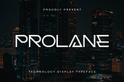 Prolane – Geometric Display, a Sans Serif Font by Artiveko (Thumbnail 1 of 5)