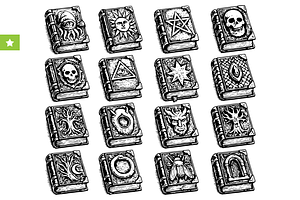 Mystical Occult Spellbook Collection