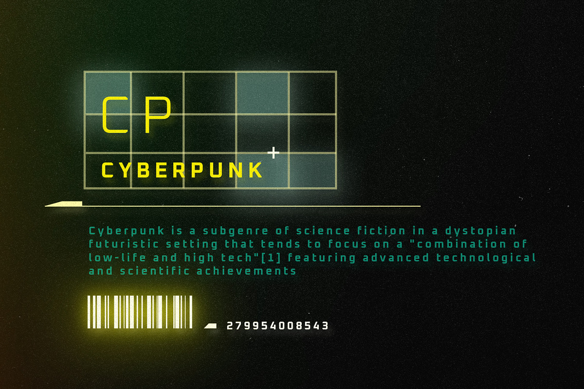 Futuristic Sci-Fi Texts, an Object Graphic by Pixflow (Photo 4 of 6)