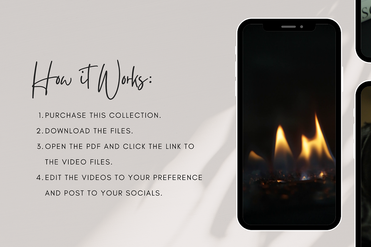 Black Aesthetic 1: 10 Video Clips, a Social Media Template by sociallyswanky (Photo 3 of 5)