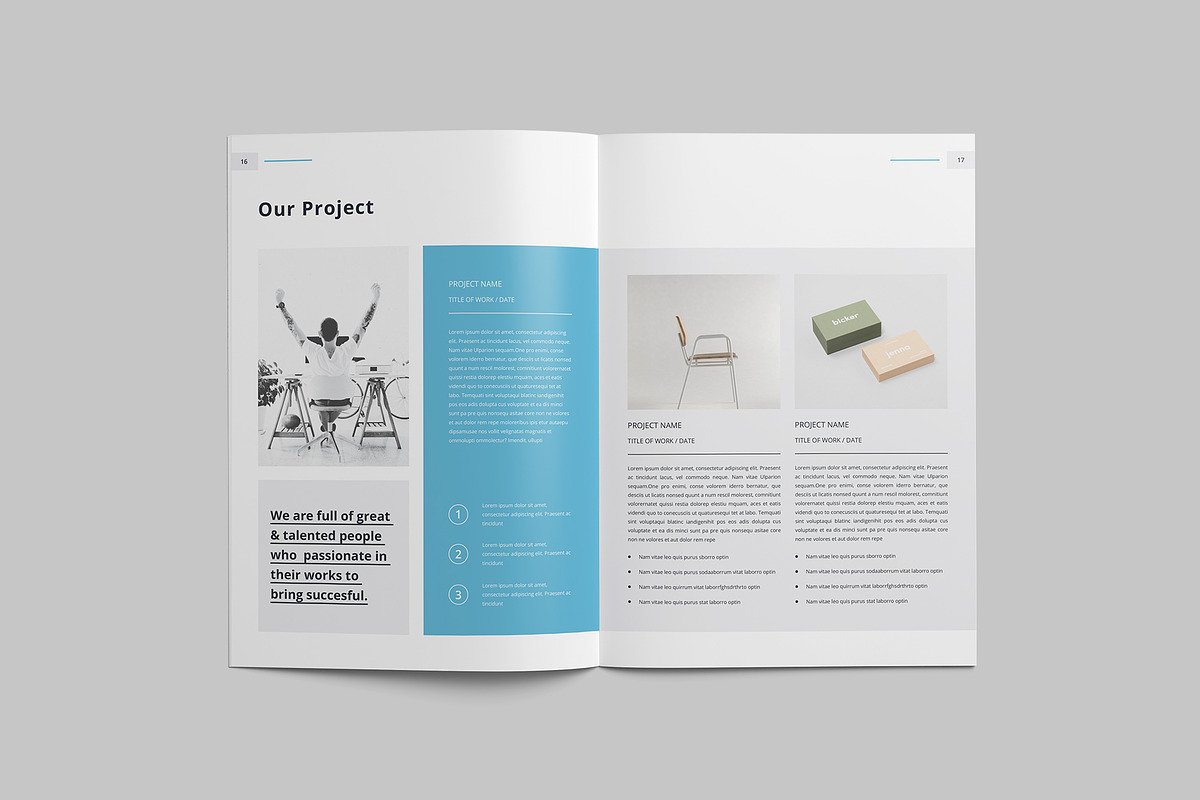 Company profile, a Brochure Template by Tanber Hossen (Photo 9 of 13)