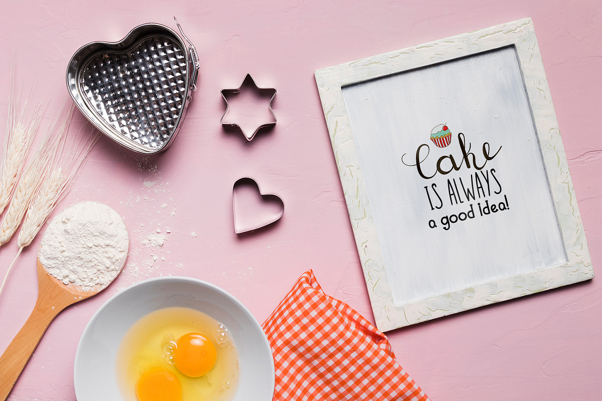Kitchen. Patterns, posters, stickers, a Food Illustration by BerryCaty (Photo 9 of 11)
