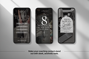 Coach Instagram Reels Templates, a Social Media Template by DigiPax (Thumbnail 4 of 11)