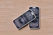 iPhone 16 Clay Mockup, an iPhone Mockup by swsi-studio (Thumbnail 4 of 5)