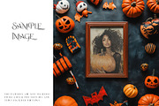 Halloween Spooky Frames Collection, a Household Mockup by mock-ups (Thumbnail 4 of 16)