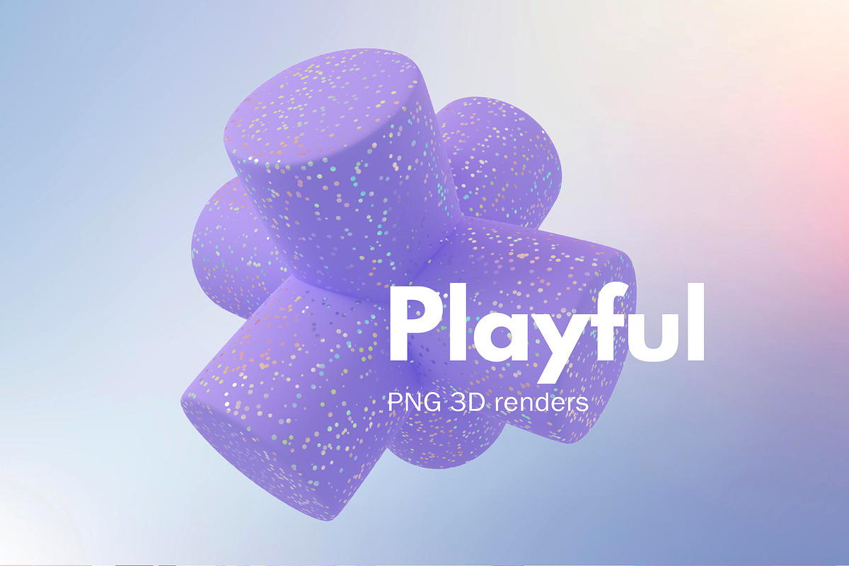 Playful Abstract 3D Shapes, a Graphic by LarysaZabrotskaya (Photo 8 of 10)