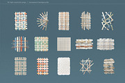 Strips & Weaves Collage Elements, an Object Graphic by R-studio (Thumbnail 11 of 12)