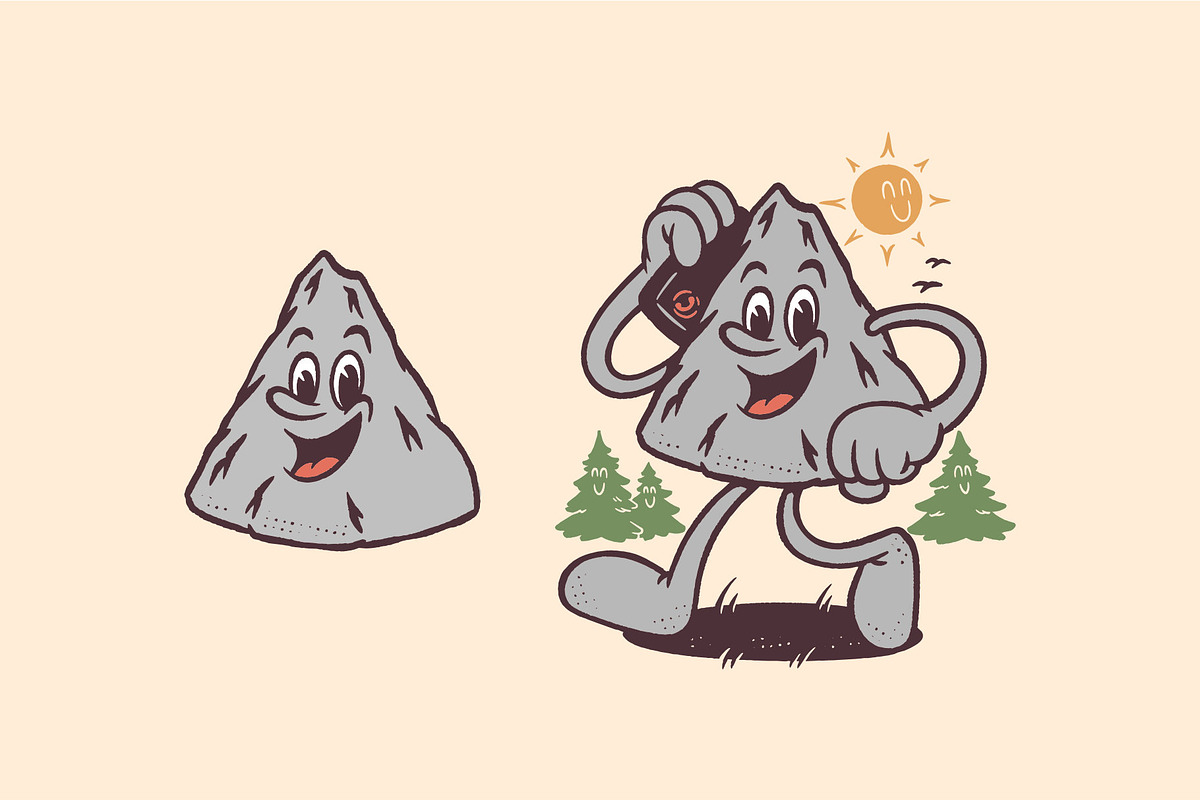 Friendly Outdoor Mascot Characters, an Object Illustration by MovinkGraphicStudio (Photo 6 of 15)