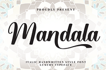 Mandala | Script Font