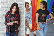 Pink and red roses flowers, a Decorative Illustration by Matrioshka (Thumbnail 6 of 7)