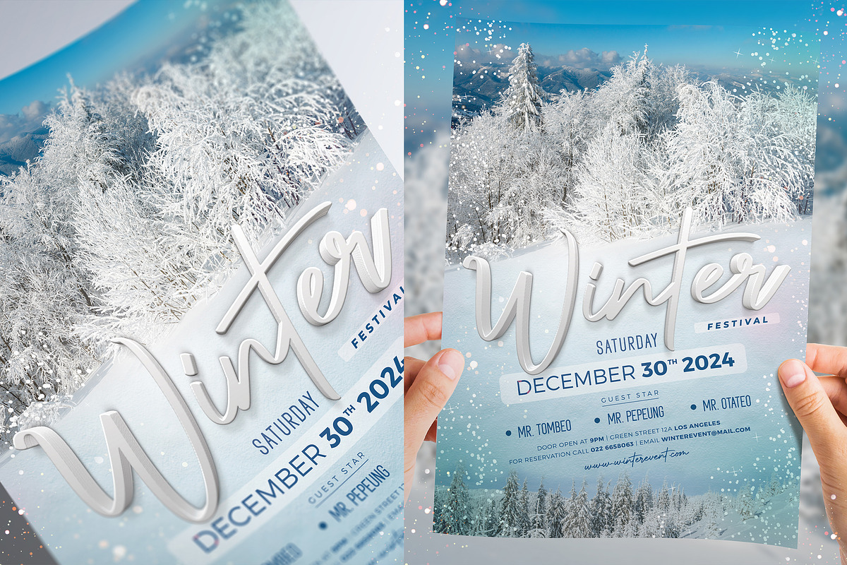 Winter Flyer, a Flyer Template by Aarley Kaiven