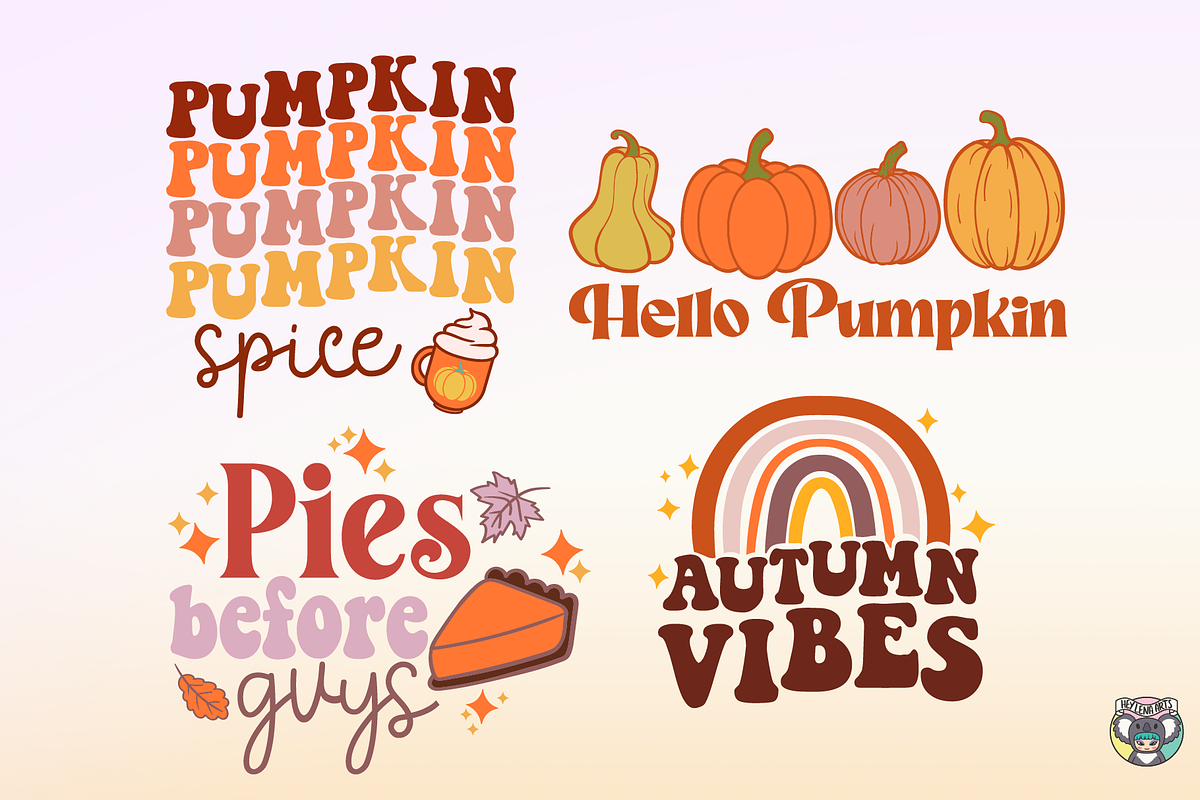 Fall svg bundle, Retro Fall svg, an Object Graphic by HeyLenaArts (Photo 4 of 5)