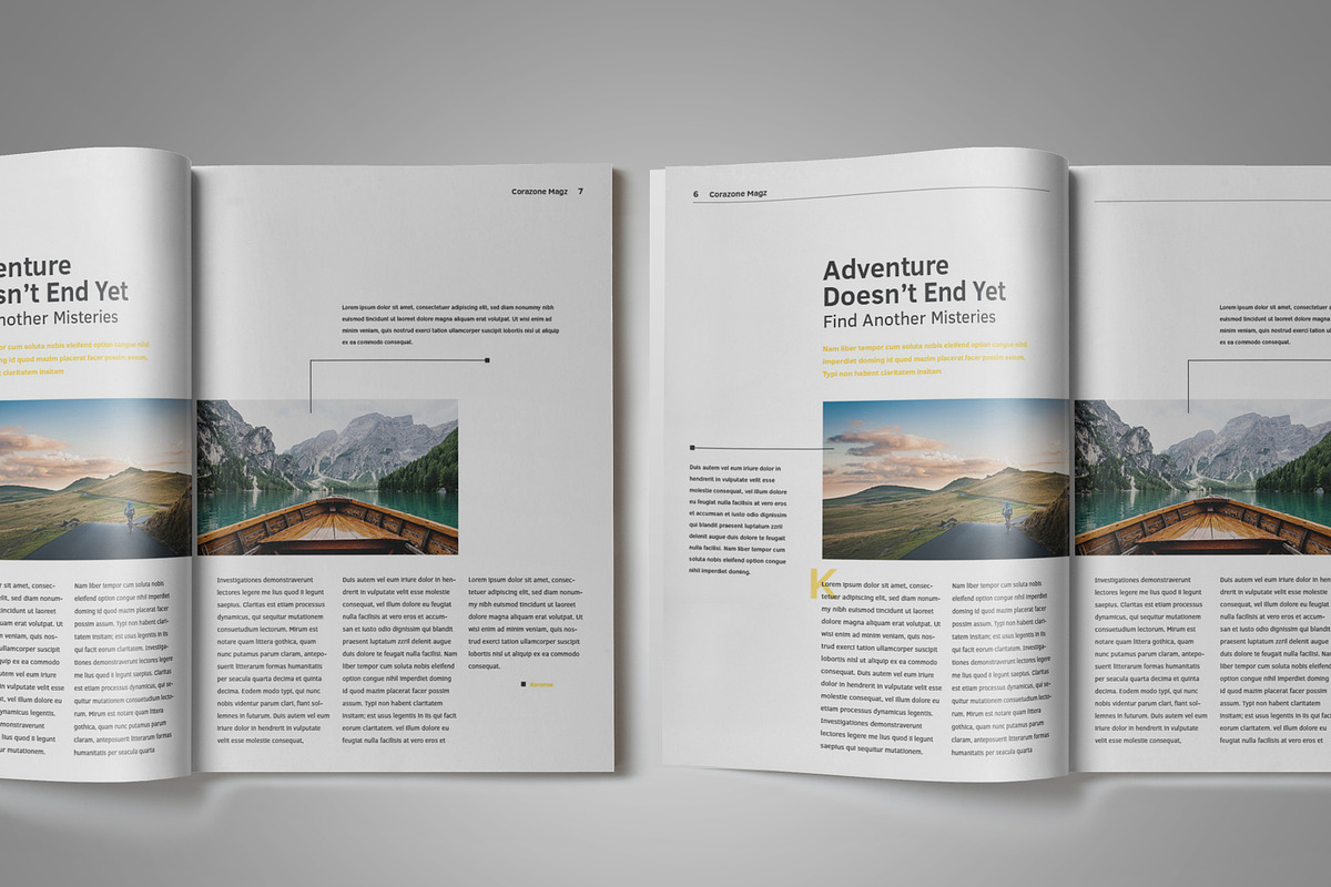 Corazone Magazine (2017 Edition), a Magazine Template by Bokuto (Photo 16 of 17)