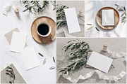 Silver Olive wedding mockups, a Print Template by Tabita's shop (Thumbnail 5 of 11)
