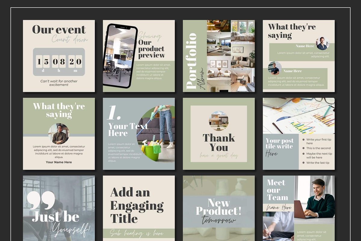 Soft Pastel Canva Instagram Template, a Social Media Template by Everyday Perfection (Photo 6 of 8)