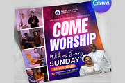 Come Worship with US Church Flyer, a Social Media Template by Design Up (Thumbnail 3 of 4)