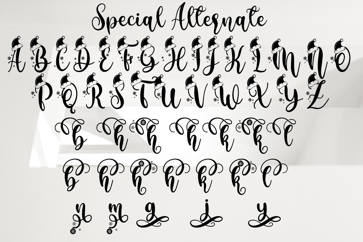 Ho ho ho December, a Script Font by Barra & Beryl Co. (Photo 5 of 8)