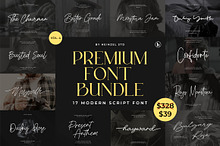 Premium Font Bundle Sale
