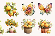 Whimsical Lemon Clipart, a Seasonal Illustration by Designworld (Thumbnail 2 of 10)
