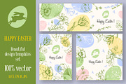 Easter Greeting Templates, a Card Template by Vector beauty (Thumbnail 1 of 3)