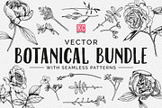 Vector Botanical Illustrations, an Illustration by Katy Clemmans (Thumbnail 1 of 8)