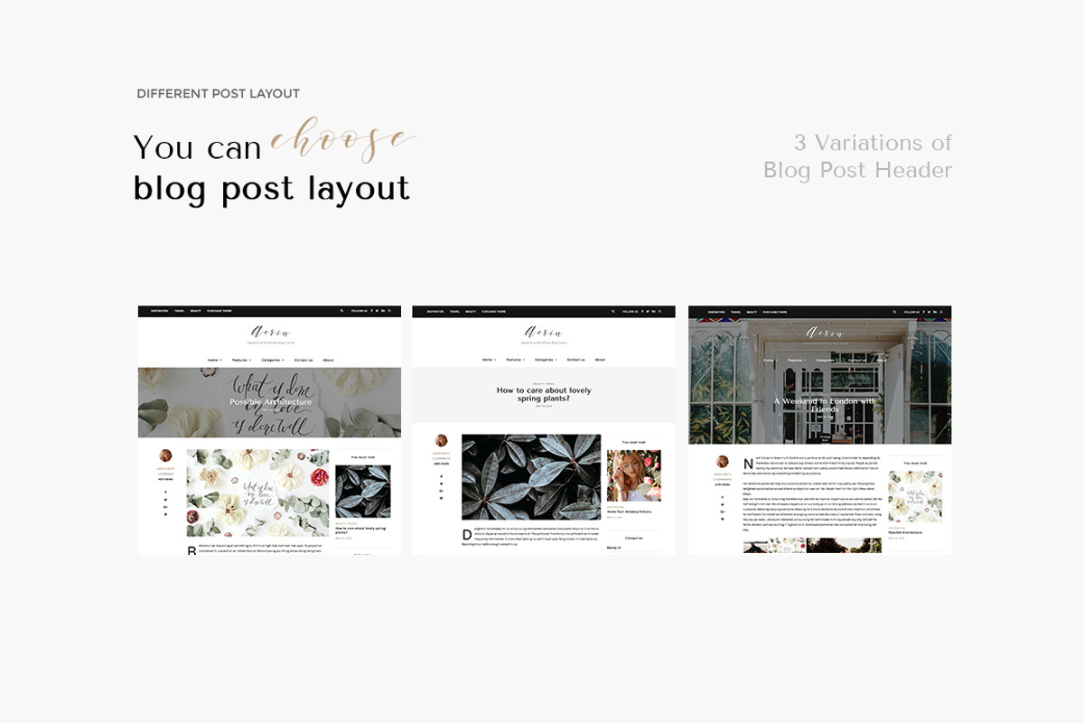 Aerin - WordPress Blog & Shop Theme, a WordPress Template by Creanncy (Photo 5 of 7)