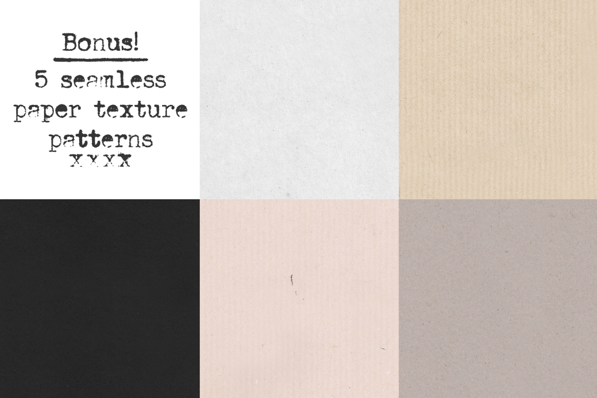Mystery Typewriter font preview 4