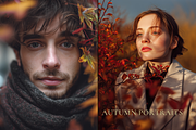 Cozy Autumn Stock Photo Bundle, a Person Photo by Serenefeeling (Thumbnail 4 of 26)