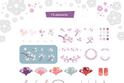 Cherry Blossom. Graphic set, an Illustration by Maru_art (Thumbnail 6 of 10)