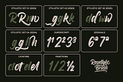 Roselight Brush, a Script Font by din-studio.com (Thumbnail 8 of 16)