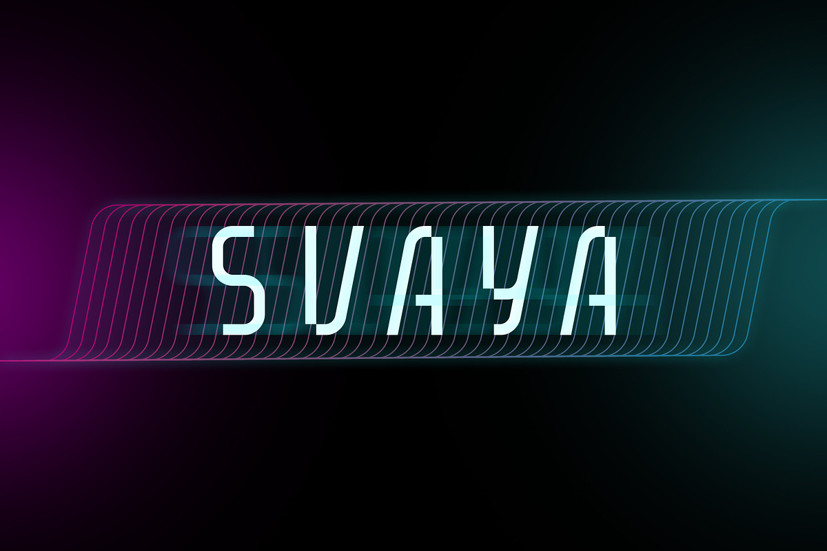 Svaya, a Font by Aarley Kaiven (Photo 1 of 5)